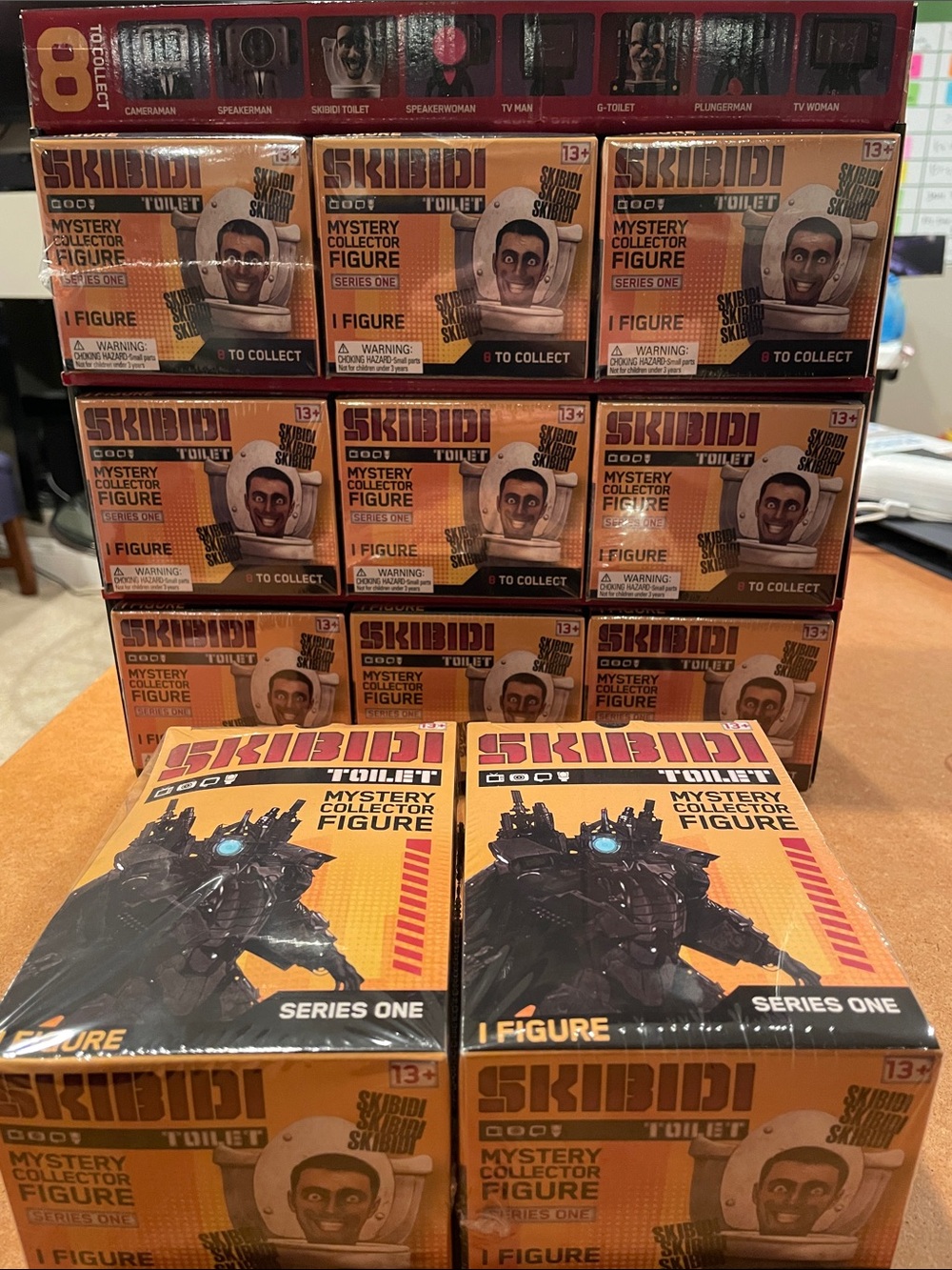 Lot of 11 Skibidi Mystery Collector Figure - Series 1 Factory Sealed